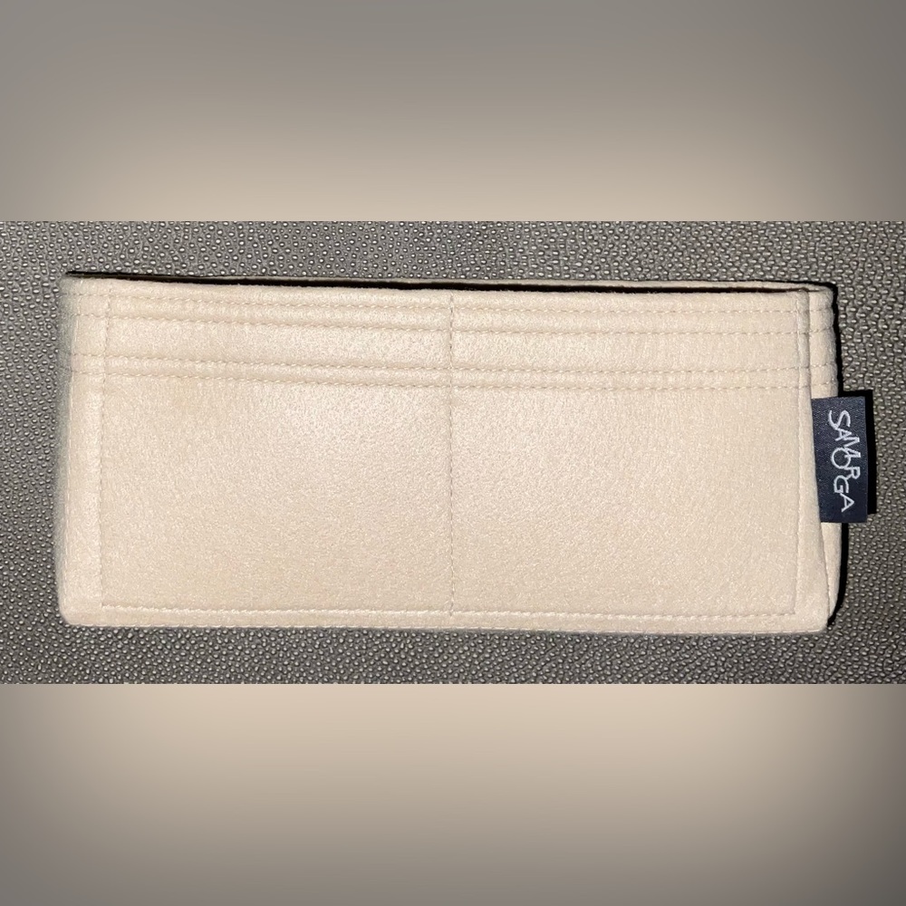 Samorga beige (3-3/ CHA-19-M) Bag Organizer for CHANEL 19 Medium (26cm) Flap Bag